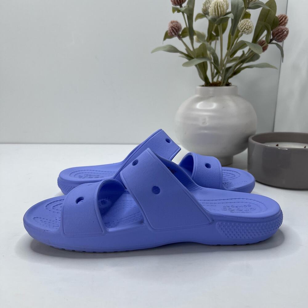 Crocs Classic V2 Slide Sandal Purple/Blue Men's 4/ Women's 6 - Picture 5 of 9
